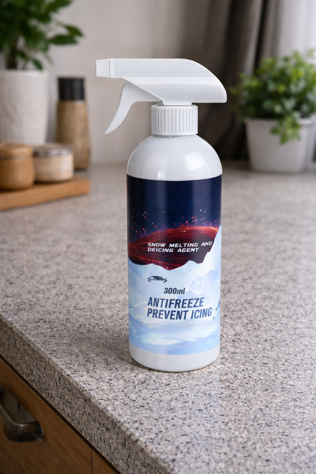 Антиобмерзальний спрей для скла та авто