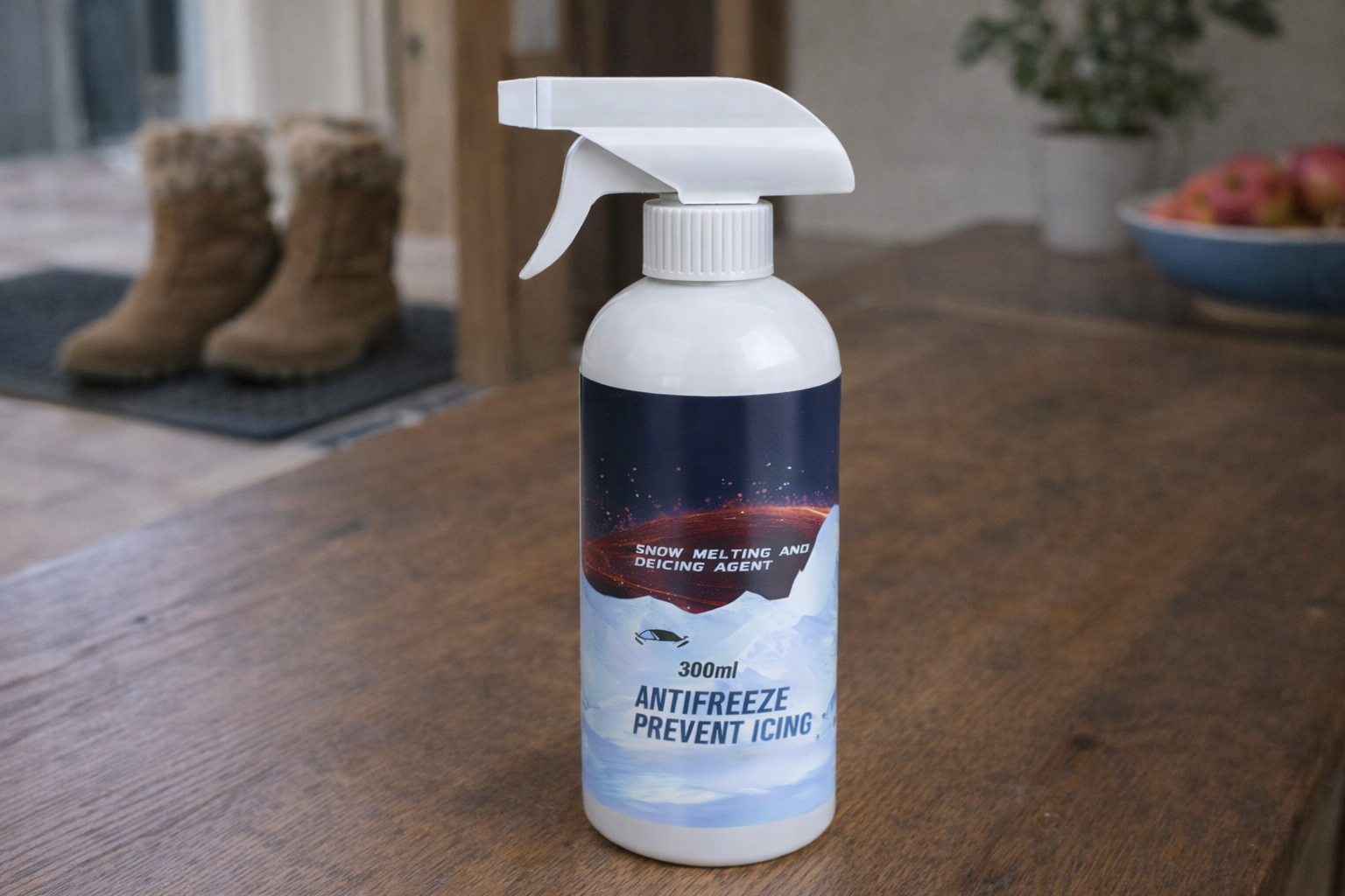 Антиобмерзальний спрей для скла та авто